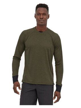 PATAGONIA Men's Long-Sleeved Dirt Craft Jersey Size Large Basin Green